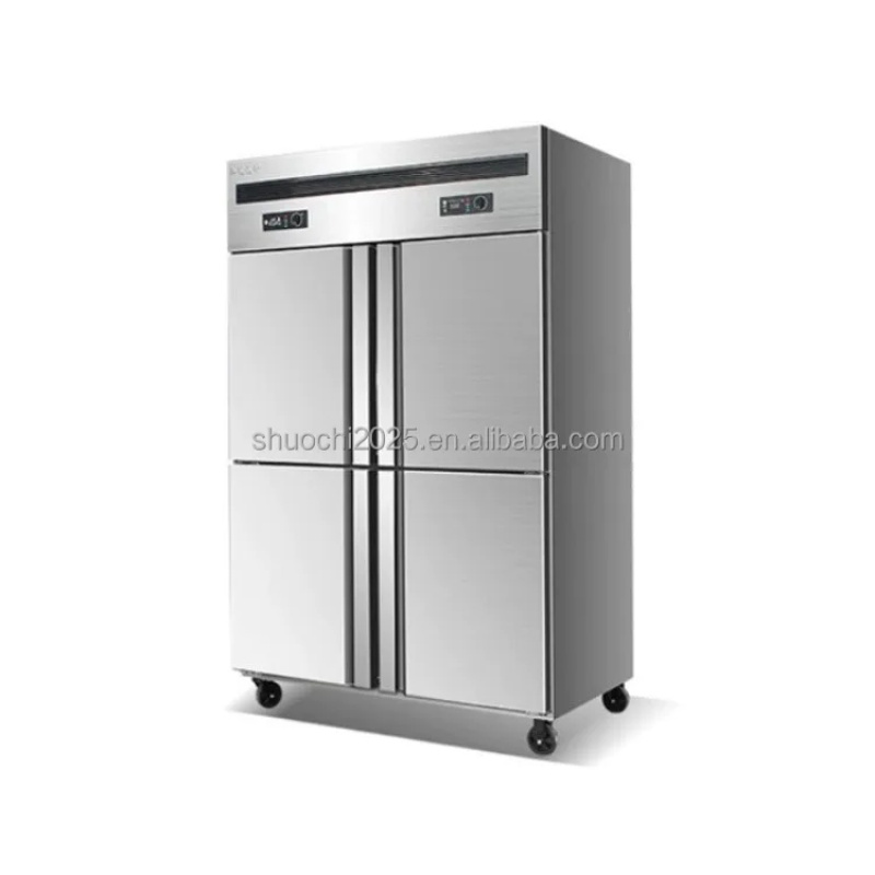 Commercial Kitchen Door - ตู้เย็นเชิงพาณิชย์คุณภาพดีที่สุด ราคาโรงงานถูก ตู้เย็นสี่ประตูสำหรับครัวเชิงพาณิชย์ ตู้เย็นสำหรับร้านอาหาร