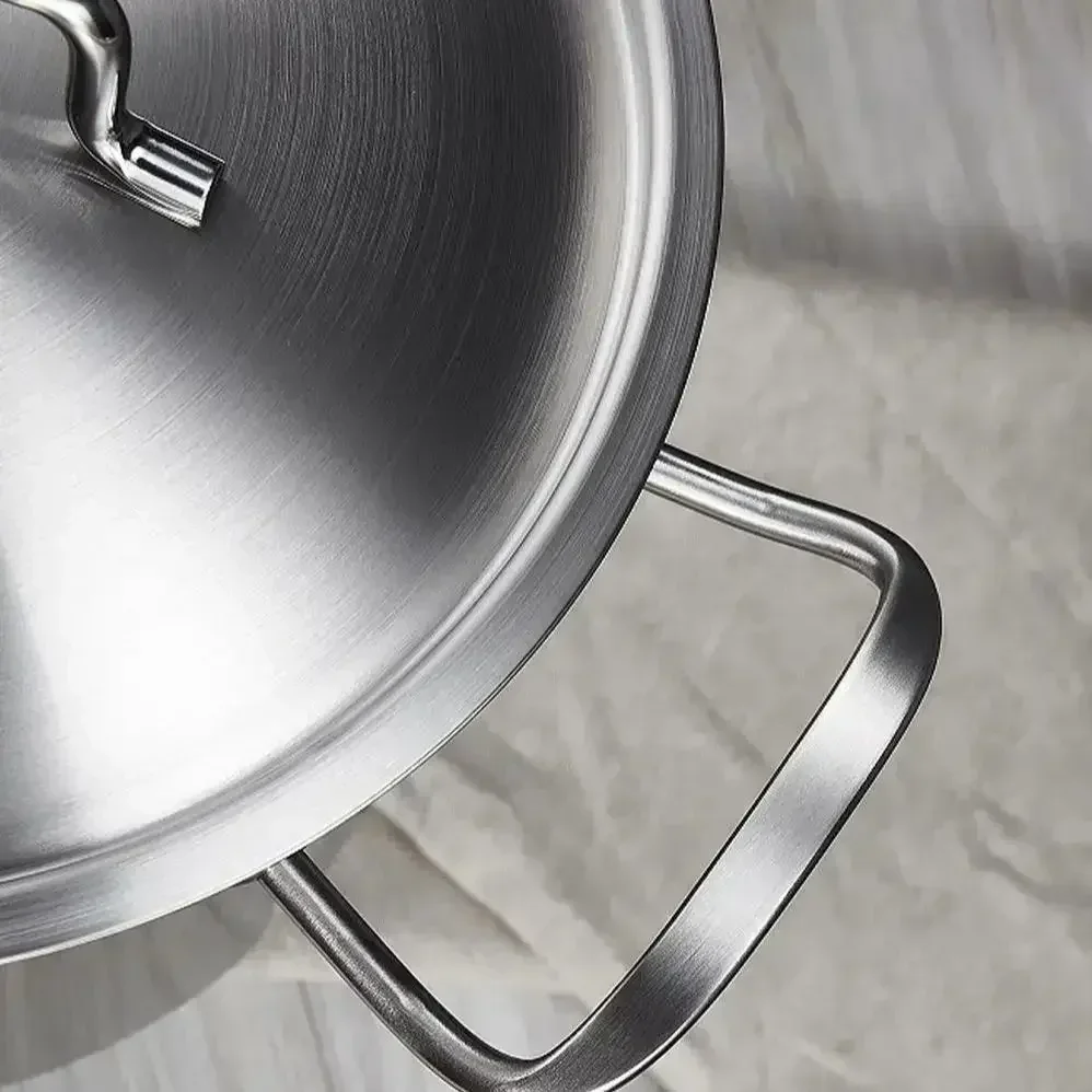 Induction Cooker Commercial - ถังสแตนเลส 304 หม้อซุปสแตนเลสพร้อมฝาปิดถังกลมในครัวเรือนเชิงพาณิชย์ห้องครัวขนาดใหญ่ Capacityuse