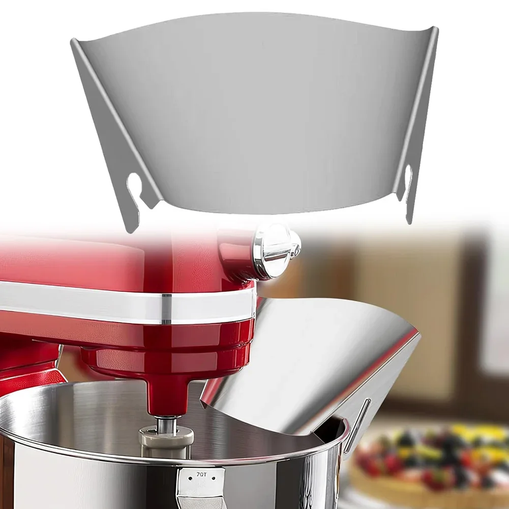 Commercial Kitchen Aid Mixer - Lifesparking โล่เทสแตนเลสสําหรับเครื่องผสม KitchenAid, Universal Splash Guard,