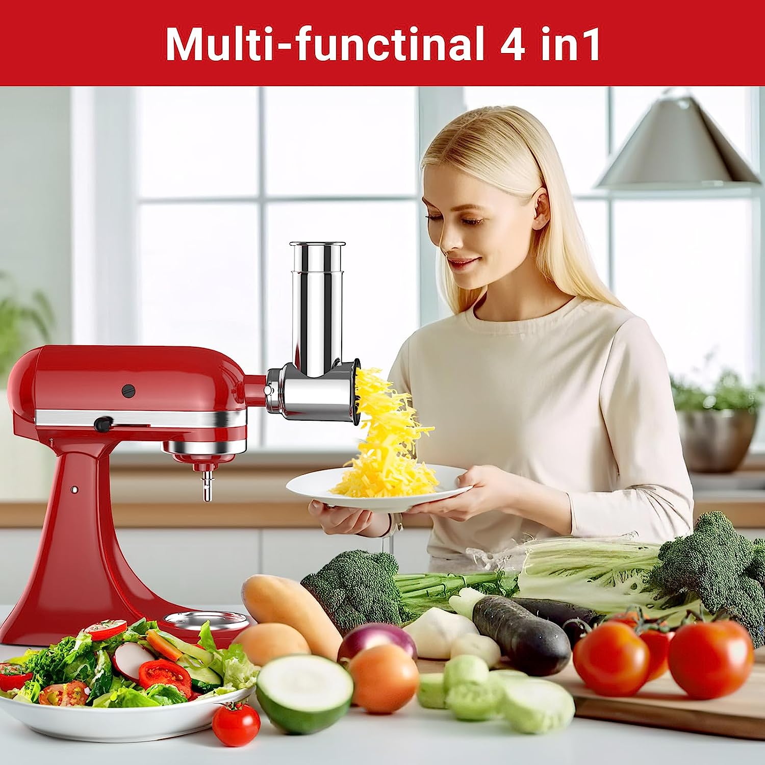 อุปกรณ์เสริมเครื่องสไลด์/หั่นแ - Commercial Kitchen Aid Mixer บทวิจารณ์และราคา
