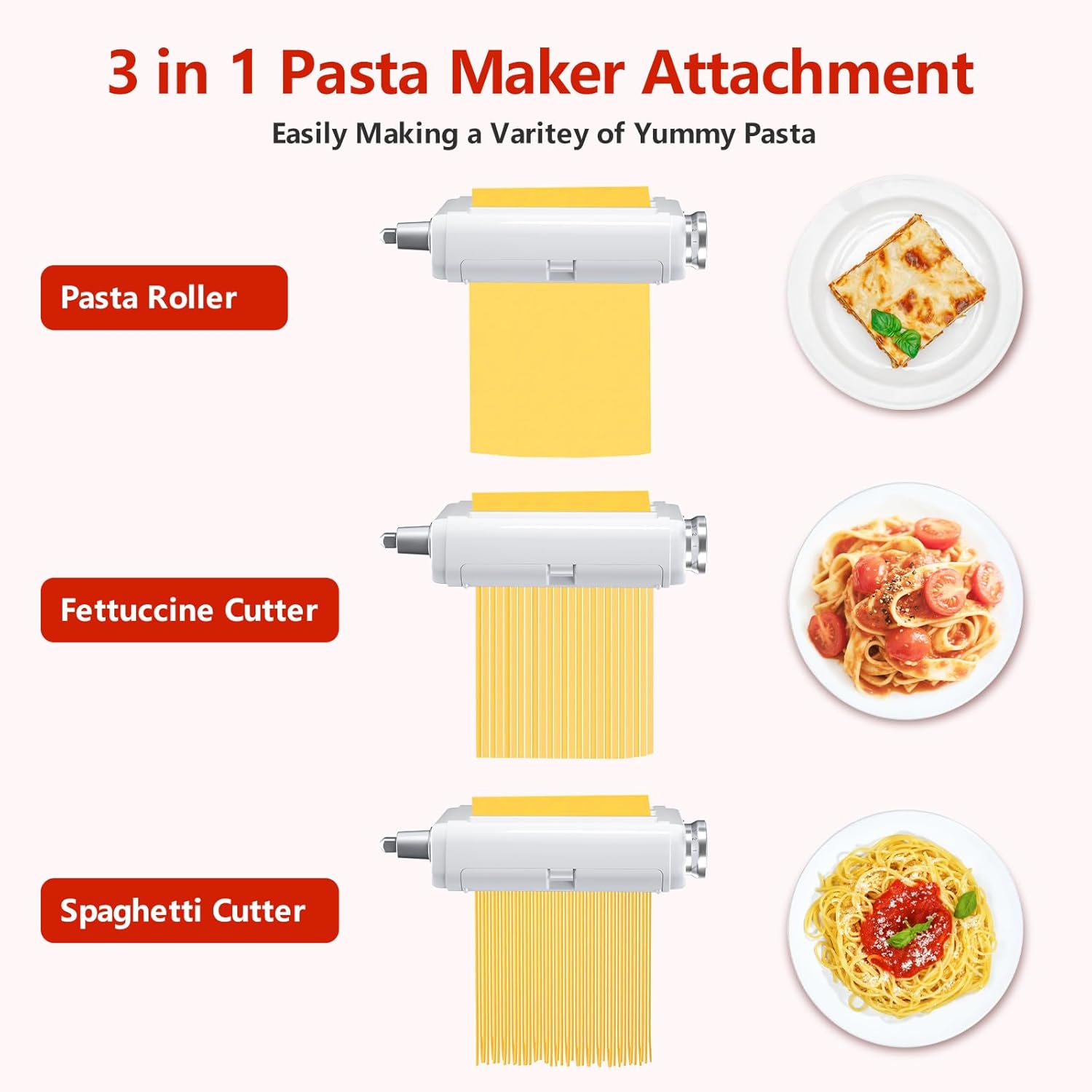 อุปกรณ์ทำพาสต้า 3-in-1 สำหรับเ - Commercial Kitchen Aid Mixer บทวิจารณ์และราคา