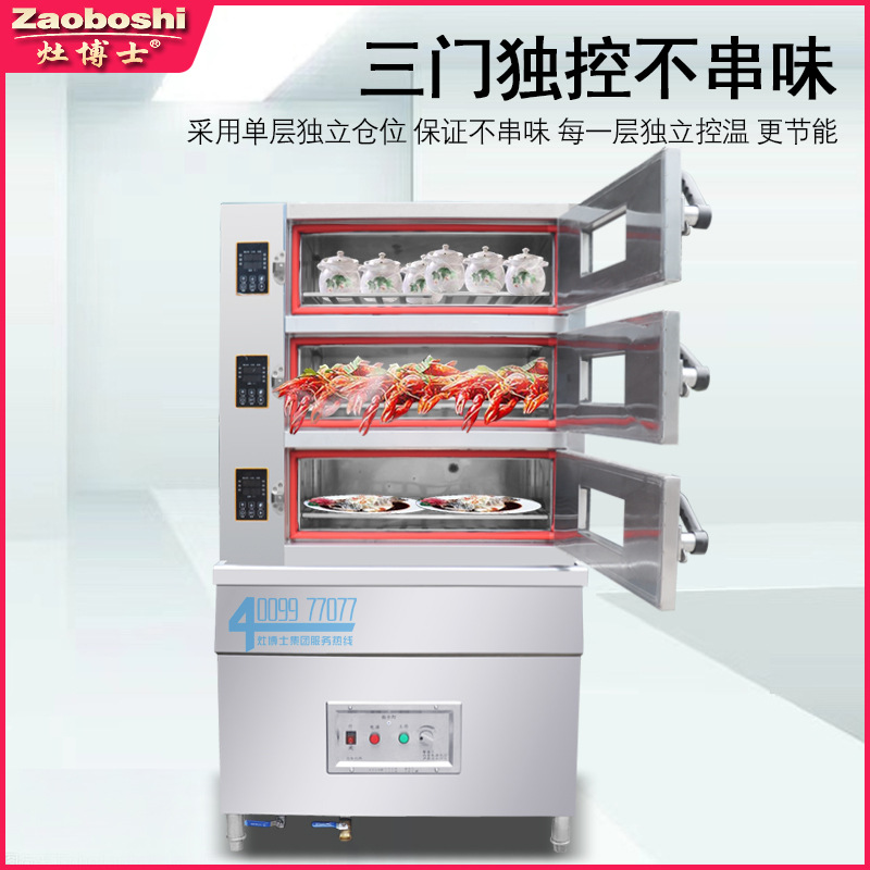 เครื่องนึ่งอาหารทะเลแก๊สแบบใหม - Commercial Kitchen Door บทวิจารณ์และราคา