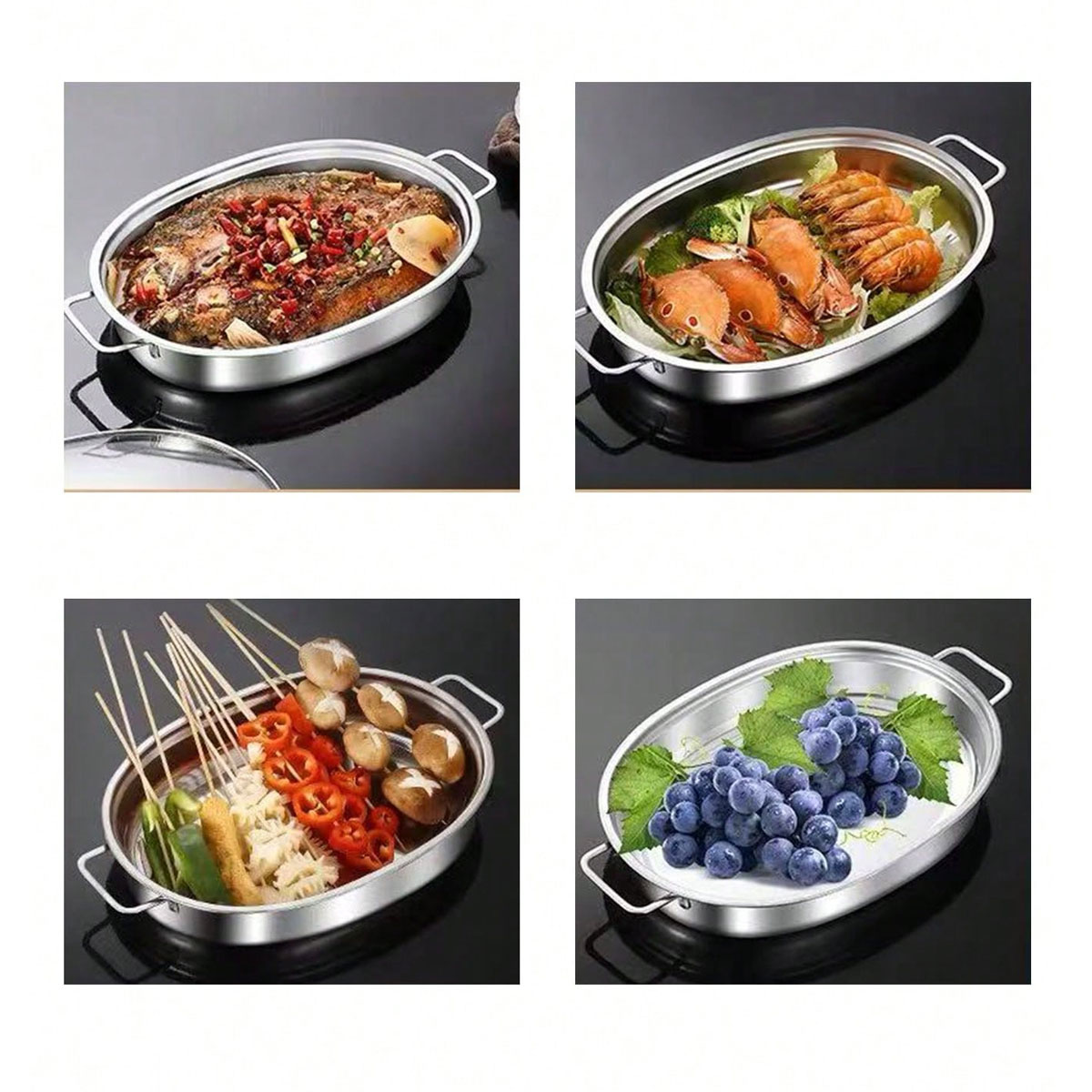 ถาดสแตนเลสมีหูสำหรับย่างปลา จา - Induction Cooker Commercial บทวิจารณ์และราคา