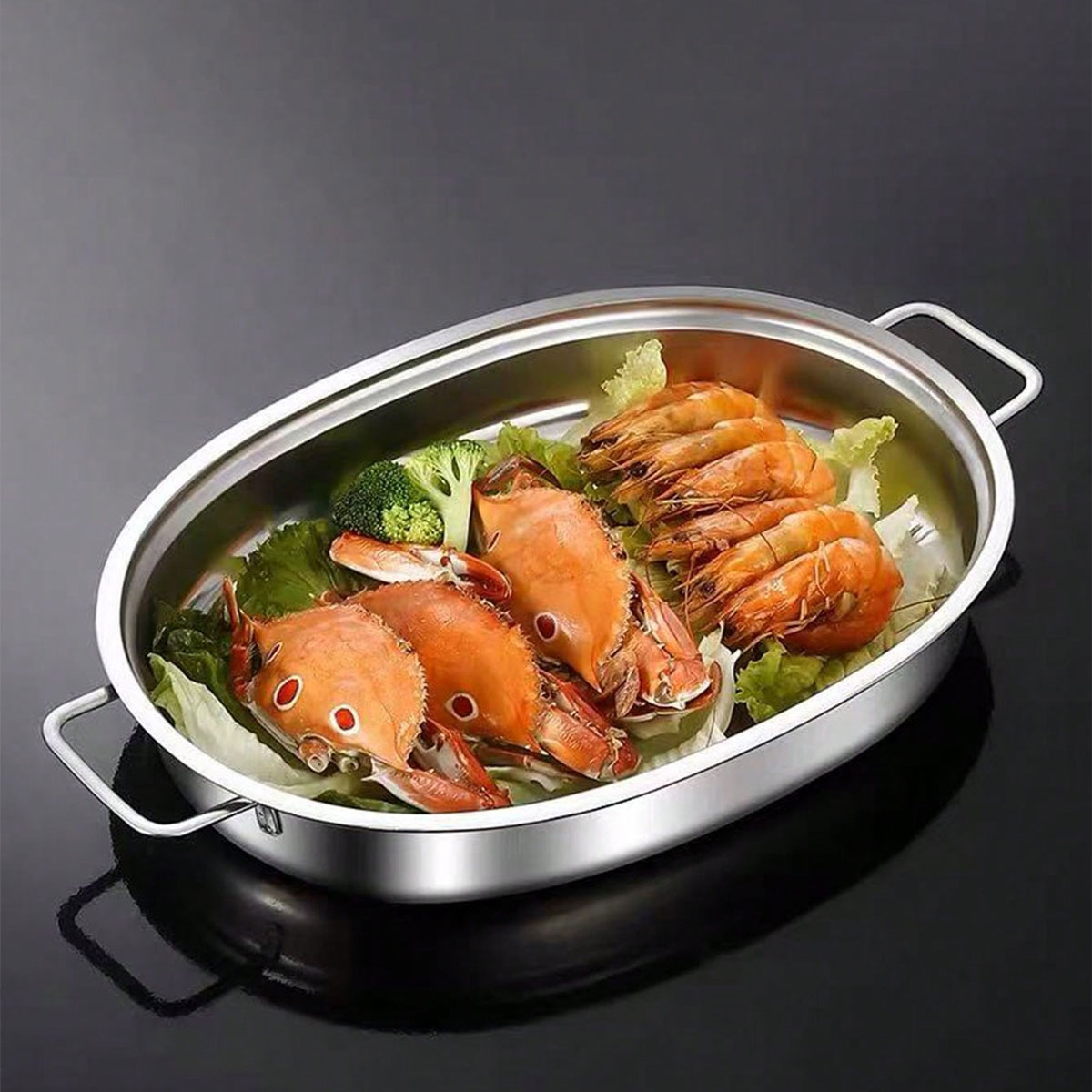 ถาดสแตนเลสมีหูสำหรับย่างปลา จา - Induction Cooker Commercial บทวิจารณ์และราคา