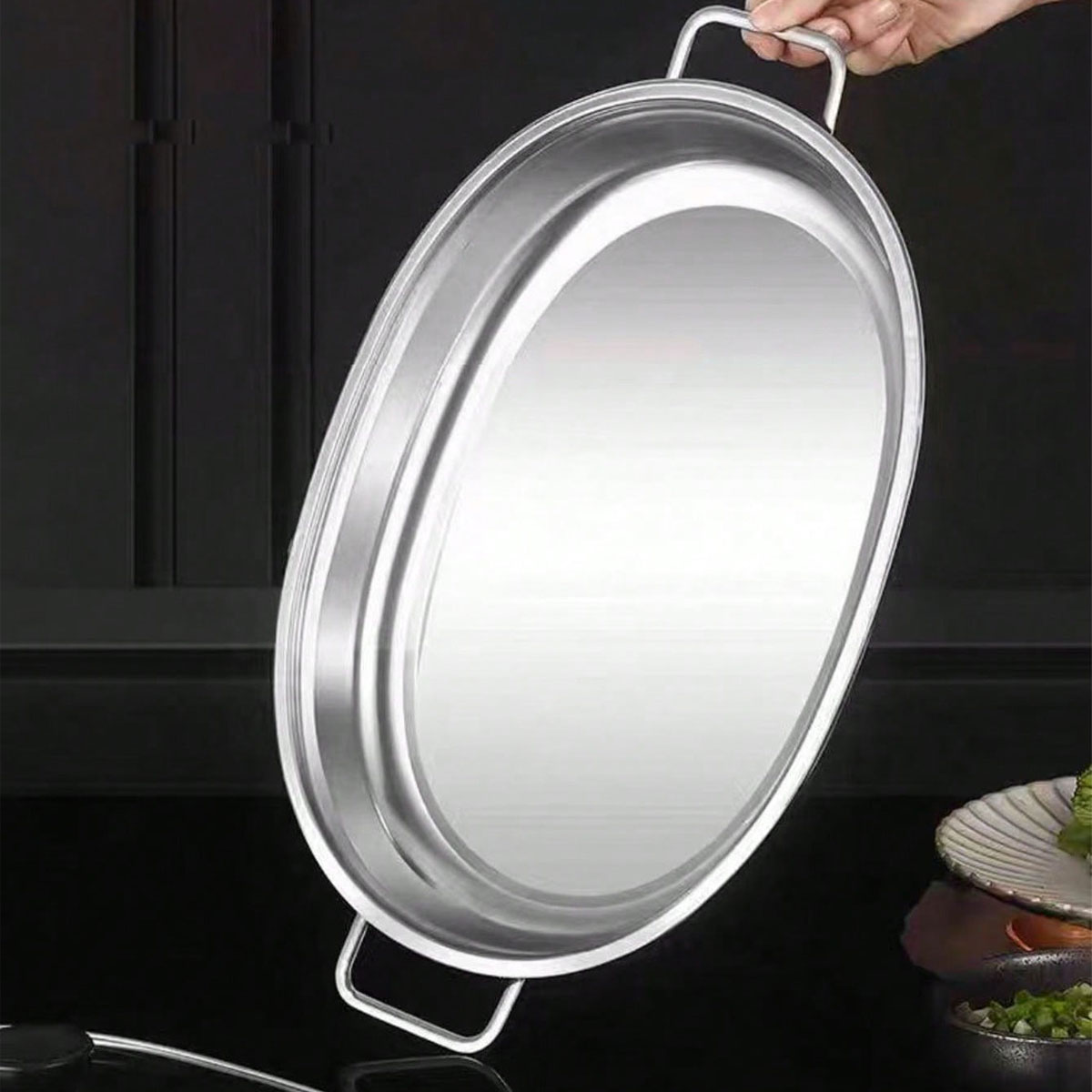 ถาดสแตนเลสมีหูสำหรับย่างปลา จา - Induction Cooker Commercial บทวิจารณ์และราคา