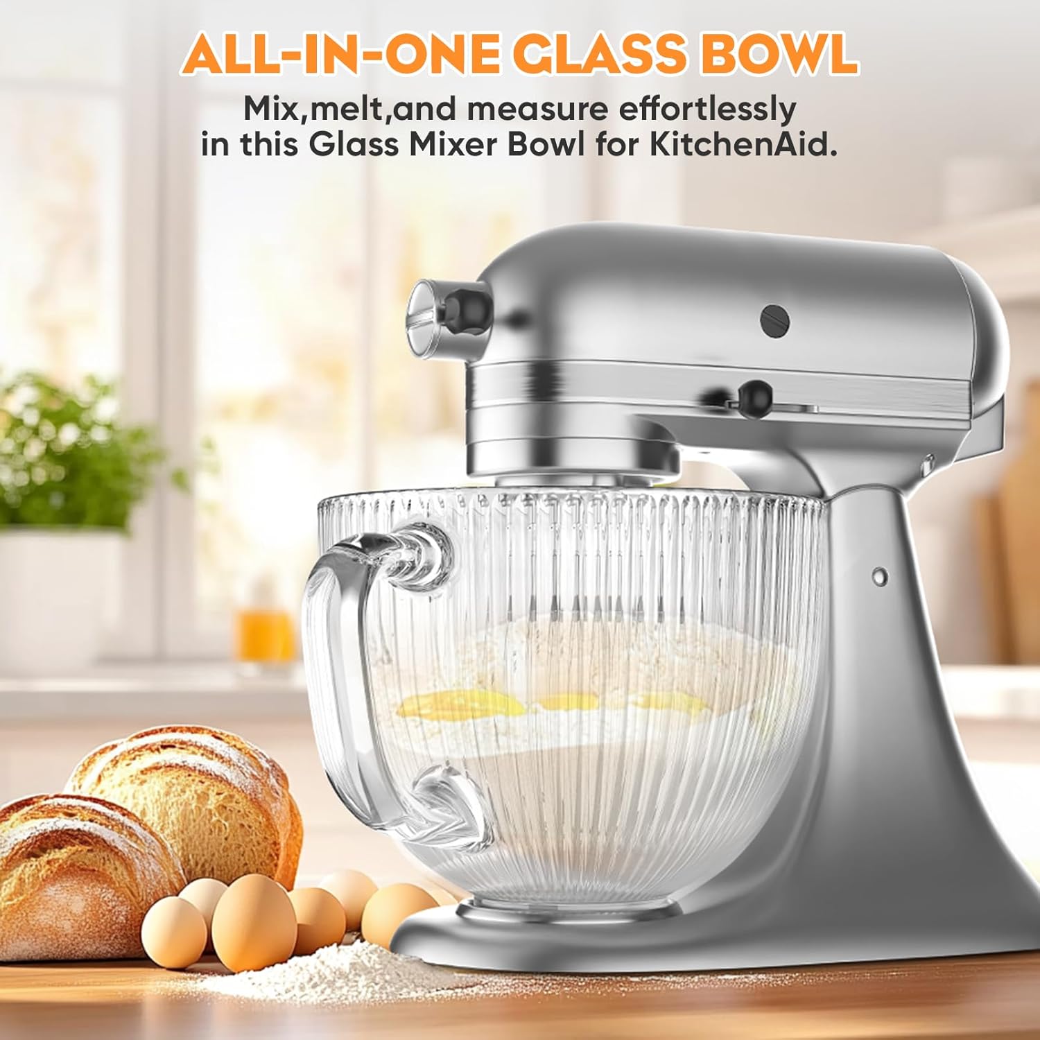 GVODE ชามแก้วสําหรับ Kitchenai - Commercial Kitchen Aid Mixer บทวิจารณ์และราคา
