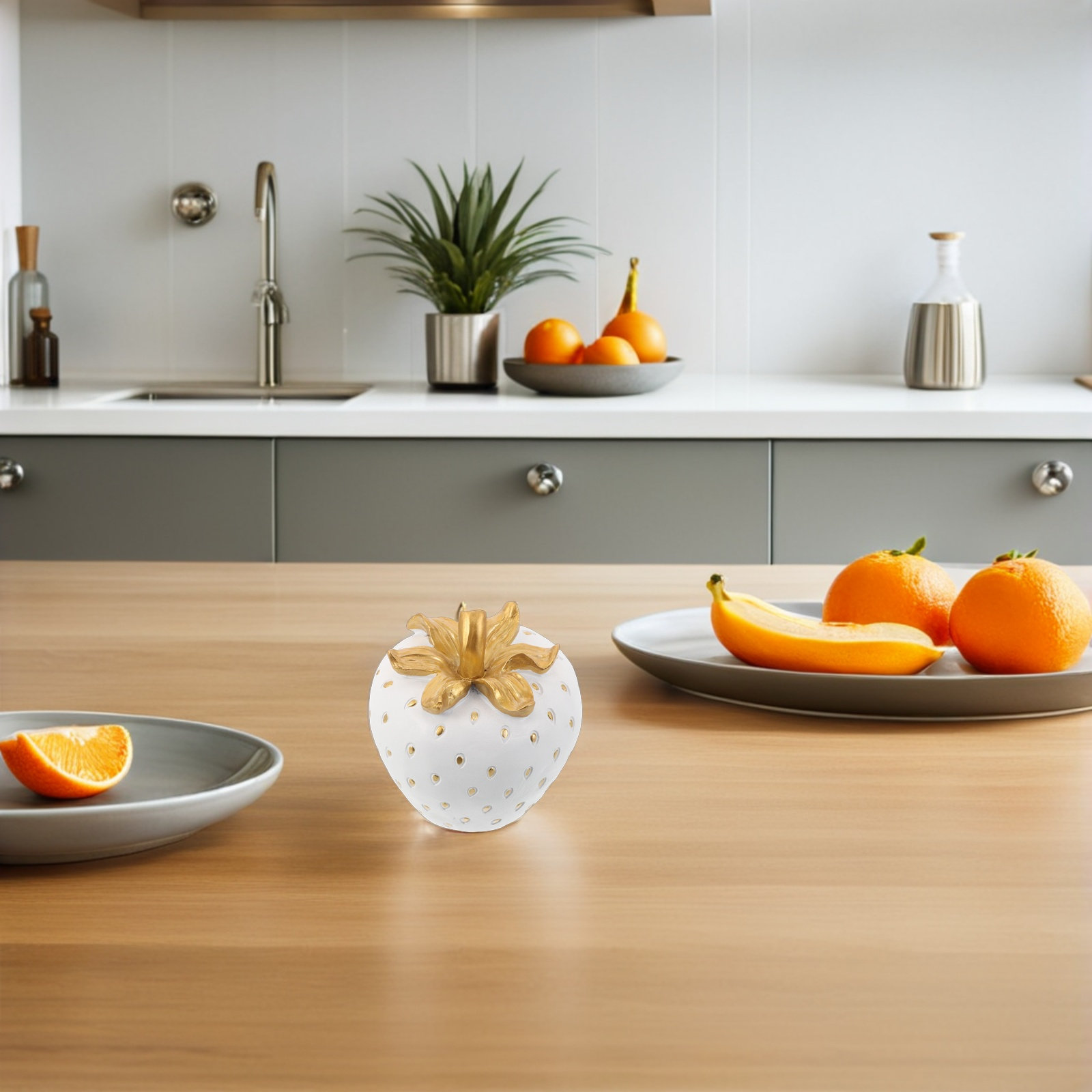 ผลไม้ปลอมเรซินรูปสตรอว์เบอร์รี - Commercial Kitchen Interior Design บทวิจารณ์และราคา